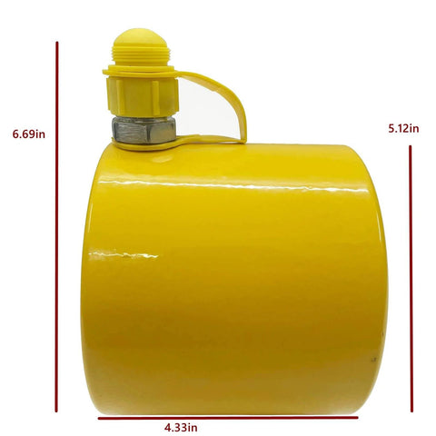 Beefy 50T Hydraulic Cylinder Jack With 50mm Stroke, Solid Single Acting Ram For Lifting, corrosion resistant metal construction, side view