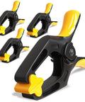 Heavy Duty 6 Inch Spring Clamps Set Of Four for woodworking crafts backdrops and pool covers with a 3 inch jaw opening