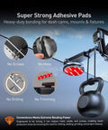 Heavy Duty Double Sided Adhesive Pads for Dash Cam Mounts 2.2 x 2.2 Inches, 6 Pack in use with dash cam setup