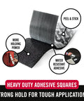 Heavy Duty Adhesive Squares For Wall Mounting And Crafts Built To Hold Up To 10 Pounds With Stick Like Crazy Industrial Strength Hook And Loop Fasteners