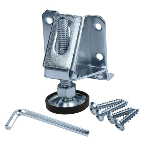 Beefed Up Heavy Duty Adjustable Furniture Leg Levelers 4 Pack Up To 2000 Lbs Per Leg Total 8000 Lbs Capacity with screws and Allen key