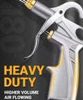 Heavy Duty Air Blow Gun Air Nozzle Blow Gun with metal body, extended nozzle for compressors, ideal for cleaning tasks