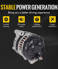 160A 12V Heavy Duty Alternator Replacement For Chrysler 200 2011 2014, Town And Country 2011 2016, Avenger 2011 2014, Grand Caravan 2011 2020