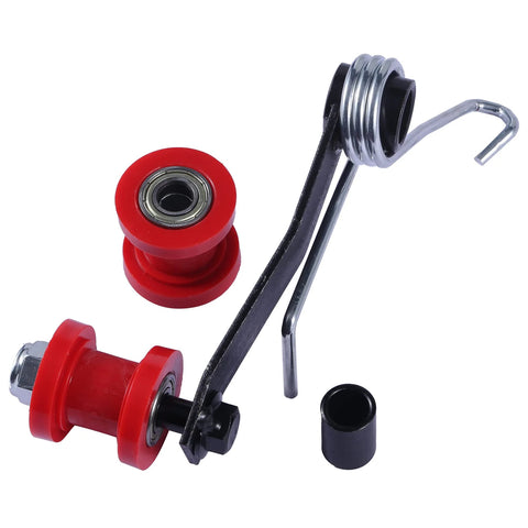 Tough As Nails Chain Slider Tensioner Adjuster Roller Guide For ATV Go Kart with 420 428 530 Chain Compatibility