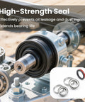 Heavy Duty Axle Bearing Kit for 12K Dexter 10-56 Seal Trailer Axle Replaces 8-214 8-216 9-28 installed on axle
