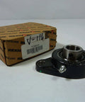 Beefy Heavy Duty Ball Bearing With Two Bolt Flange And Three Quarter Inch Shaft Rexnord FC225 34 Model New In Original Packaging Industrial Grade Bearing Premium Quality, shown with packaging