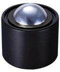 Plain Fit Heavy Duty Ball Transfer Unit with 1 Inch AISI 52100 Chrome Steel Ball 500 lb Load Low Friction User Serviceable Any Orientation