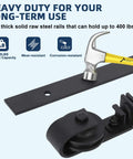 Beefed Up Heavy Duty Bi Folding Sliding Barn Door Hardware Track Kit For Four Closet Doors with 400 lbs capacity rail.