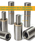 Barrel Gate Hinges 4 Pack 2 Inch By Five Eighth Inch Detachable Pin With Brass Washer Heavy Duty Up To 500 Lb For Gates
