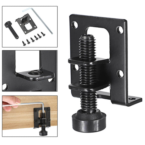 Heavy Duty Beefy L Shaped Furniture Leveling Feet With Lock Nuts For Workbenches And Cabinets 16 Piece Adjustable Table Leg Levelers Built To Last For Wardrobe Bed Bookcase Black OwnMy