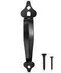 Heavy Duty Gate Handle 1 Pack Black Shed Door Handle With Latch For Outdoor Fence Gates Easy Install Built To Last Metal Gate Hardware