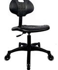 All Purpose Heavy Duty Stool For Medical Lab Cleanroom Spa Salon Office Workshop And Garage Desk Height 17 To 22 Inches This Rugged Workhorse Polyurethane Seat Handles Up To 450 Pounds And Ships Within 24 Hours, front view
