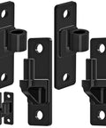 Heavy Duty Gate Hinges, 2Pack High Strength Steel with Electroplated Finish, 600LB Load Capacity, Thick 6mm Black Hinges