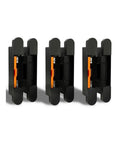 Heavy Duty Residential 180 Degree Swing Hinges With Hydraulic Self Closing Door Bearing For Quiet Smooth Operation Easy Install Invisible Hidden Kitchen Cabinet Hardware Black