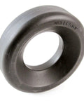 Heavy Duty Trailer Wheel Chock Donut for RVs Campers Boats and Trailers, 6 and a Quarter Inch Outer Diameter, 3 Inch Inner, High Density Polyethylene visible in black color