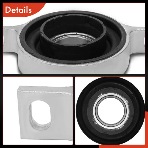 Beefed Up Center Mount Drive Shaft Center Support Bearing For BMW Fits 535i 535i GT 640i 640i Gran Coupe 740i 740Li 760Li 640i xDrive 2010 To 2018 3L 6L RWD AWD Replacement Carrier Bearing 26127564695 close-up view
