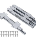 Bottom Mount Heavy Duty Drawer Slide With Pull Out Function for Kitchen Cabinets and Closets, top and bottom mount slide rails with screws