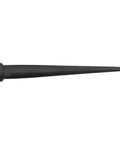 Heavy Duty Bull Pin For Alignment And Metalworking With Forged Heat Treated Broad Head 1 1/4 Inch Black Finish Resists Corrosion