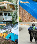 Heavy Duty Bungee Cords With Hooks 24 Inch Set Of 4 securing tents, tarpaulins, and bikes; ideal for camping and travel.