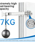 Two Piece 180 Degree Parallel Opening Cabinet Hinges With Soft Close, supporting 7 kg load, installed on a cabinet door