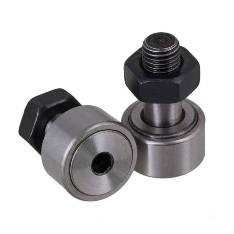 Heavy Duty Bolt Type Cam Follower Needle Roller Bearing Set 4 Pcs With Male Thread High Load Capacity Made From High Grade Bearing Steel CF5 KR12