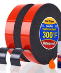 Beefy Heavy Duty Double Sided Car Tape High Temperature Resistant Mounting Tape 19.7 Ft Long By 0.6 Inch Wide 2 Rolls Ultra Strong Adhesion for automotive