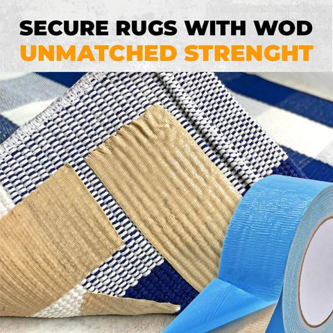 Heavy Duty Double Sided Carpet Tape 2 Inch By 25 Feet Keeps Rugs In Place Indoors And Outdoors Non Slip Residue Free Rug Grip