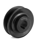Heavy Duty Cast Iron V Belt Pulley With Three Quarters Inch Bore, 2.95 Inch Outer Diameter, 1 Groove, Compatible With QWORK BK2834