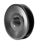 Heavy Duty Cast Iron V Belt Pulley For A, 3L And 4L Belts, 3 Inch Outside Diameter, 7/8 Inch Bore, Single Groove Web Pulley AK30-7/8