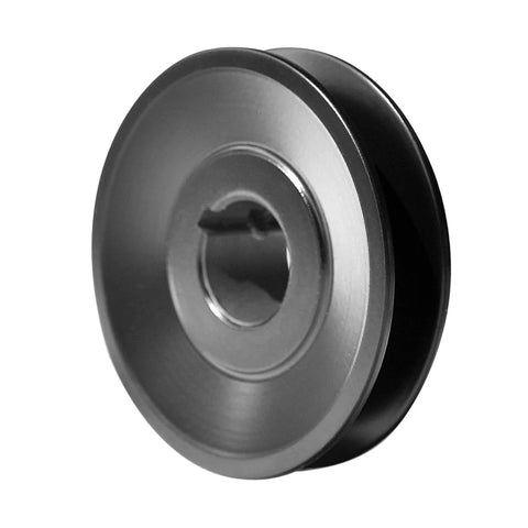 Heavy Duty Cast Iron V Belt Pulley For A, 3L And 4L Belts, 3 Inch Outside Diameter, 7/8 Inch Bore, Single Groove Web Pulley AK30-7/8