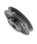 Heavy Duty Cast Iron V Belt Pulley By QWORK AK3558 3.55 Inch Outer Diameter Five Eighth Inch Bore for Machinery