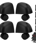Heavy Duty Caster Wheels With Caster Foot Kit For Shop Vac A And B Cleaners Replacement Parts 8568000 8568009 8568010 8568011