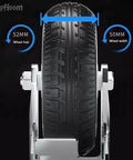 Close-up of Heavy Duty Swivel Industrial Plate 3 Inch Rubber Casters No Noise Wheels Set Of 2 For Cart And Furniture with measurements.