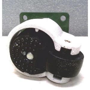 2.36" inch Adjustable Height Floor Lock Heavy Duty Caster Wheel 60mm - Flange with flange and robust design.