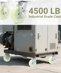 4500 LBS Heavy Duty Caster Wheels 6 Inch on equipment, PP Plate Castor Set of 4, Double Ball Bearings, Non-Marking Industrial Swivel Casters