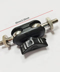 2 Pack Heavy Duty Clamp Mount Arm With Dual Head 17mm Ball Joint And One Quarter Inch Screw Connector for versatile camera setup