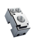 Heavy Duty 2 Pack CNC Stop Block Kit with Push and Pull Action Cam Clamps for Workbench Milling