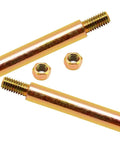 Heavy Duty Deck Wheel Bolts And Lock Nuts Set Of 4 For Cub Cadet Craftsman Husqvarna And Poulan Mowers Fits Replaces 137644 184218 193406