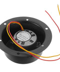 Heavy Duty Disco Ball Motor Rotator with Six Mounting Holes for Easy Secure Installation, 110V mirror ball motor close-up view.
