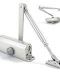 Heavy Duty Automatic Door Closer with Smooth Soft Close No Slam Hydraulic Rust Resistant Aluminum