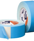 Double-Sided Carpet And Duct Tape With Blue Liner Sticks To Hardwood, Concrete And Tile For Seam, Hold And Secure Carpets, Rugs And Pad; 48mm Wide By 33 Meters, Heavy-Duty Tape, Easy To Tear And Remove With No Residue, 1 Roll.