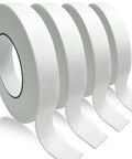 Heavy Duty Double Sided Foam Tape With Crazy Sticky Adhesion For Wall Art, Office Decor, Posters And Bonding, White, 4 Rolls