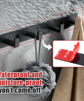 Navona 16Pack Heavy Duty Double Sided Mounting Tape – VHB 5952 Foam Tape used for wall-mounted coat hooks, demonstrates waterproof adhesion.