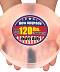 Hands holding Extra Large 1.2 In By 240 In Double Sided Mounting Tape, Clear Nano Strength Adhesive, Heavy Duty Performance