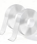 Heavy Duty Double Sided Mounting Tape 1.2 Inch Wide by 15 Ft Per Roll, 30 Ft Total, Removable and Residue Free, two rolls visible