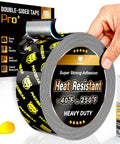 Heavy Duty Double Sided Tape Heat Resistant And Waterproof For Indoor Outdoor Use Automotive Mounting Foam Tape Removable No Residue With Mega Strong Adhesion 1 Inch By 20 Feet with packaging