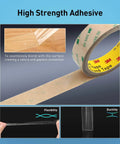 Heavy Duty Double Sided Tape 9495LE Half Inch By Eighteen Feet Clear Adhesive Tape for Electronics Bonding