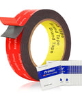 Heavy Duty Double Sided Tape With Automotive Grade Bond, Waterproof Foam Mounting Tape 0.98 Inch By 18 Feet, 0.03 Inch Thick