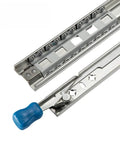 1 Pair Heavy Duty Drawer Slides with Lock 12in 16in 20in 24in 28in 32in 36in 40in 44in 48in 250lb Load Capacity Full Extension Side Mount Ball Bearing