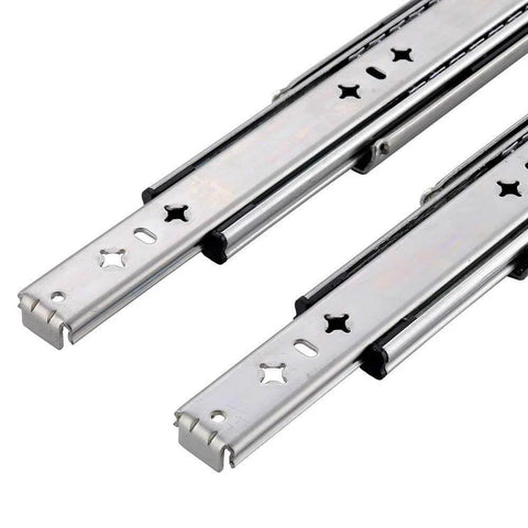 Heavy Duty Drawer Slides One Pair of 22 Inch Ball Bearing 250 LB Capacity,Industrial Full Extension Cabinet Drawer Slides